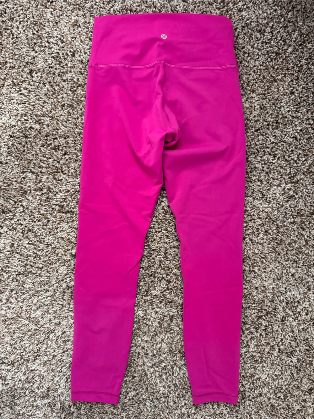 lululemon athletica size 6 Bright Fuchsia High-Waist Leggings 25” inseam